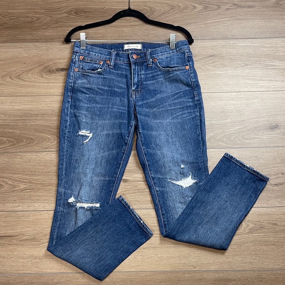 Madewell Jeans The Slim Boyjean Size 25 0 Medium Wash Denim Low to Mid Rise